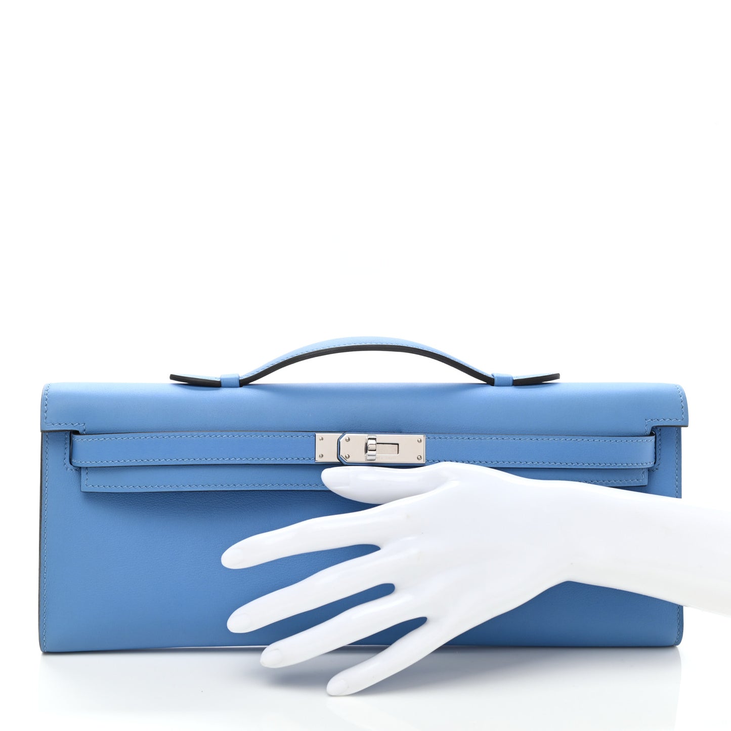 Swift Kelly Cut Clutch Pochette Bleu Paradis