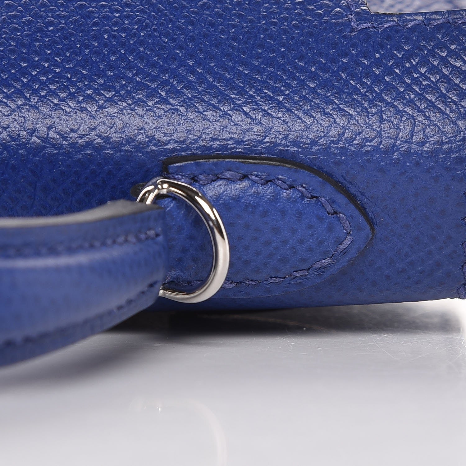 Hermes Epsom Mini Kelly Sellier 20 Bleu Electrique 14 of 35