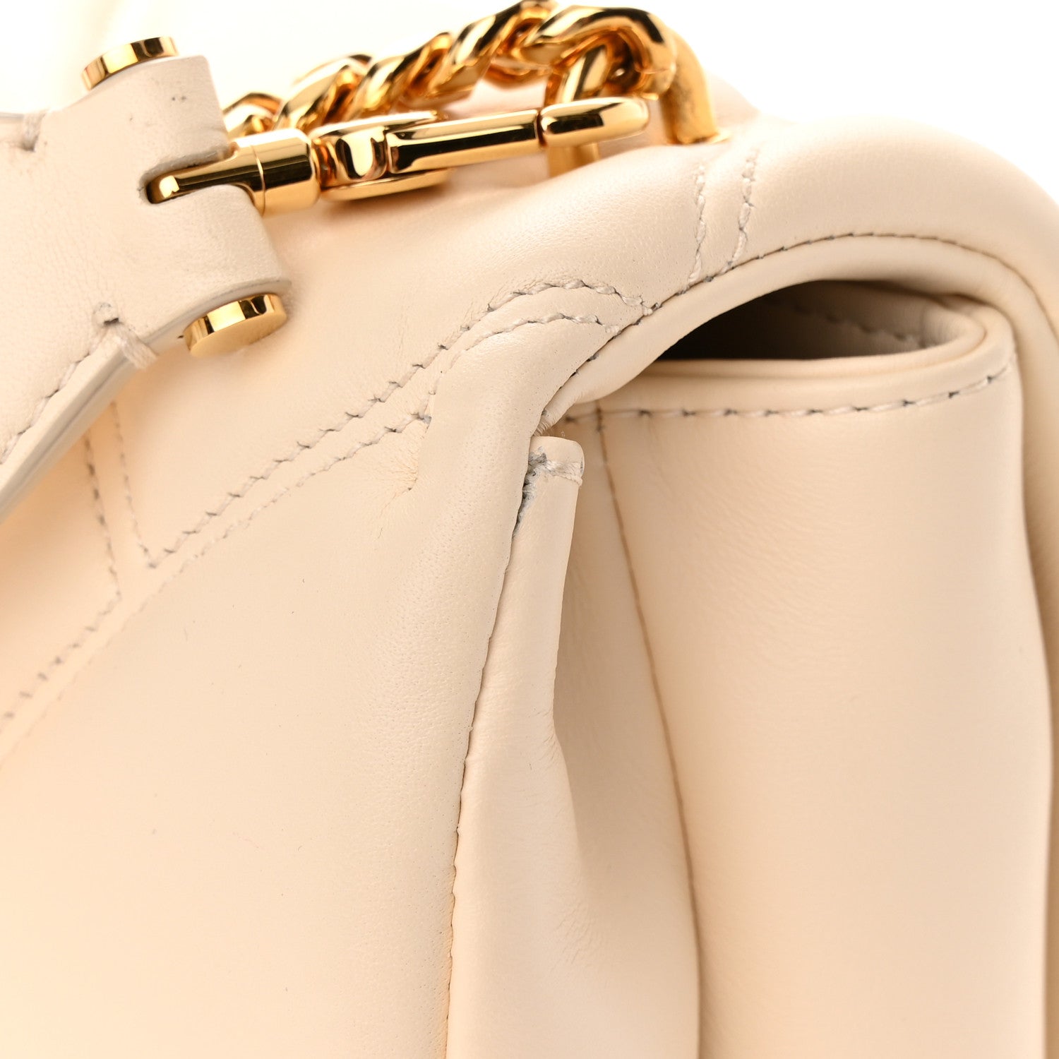 Bulgari Calfskin Matelasse Mini Serpenti Cabochon Crossbody Bag Ivory Opal 21 of 23