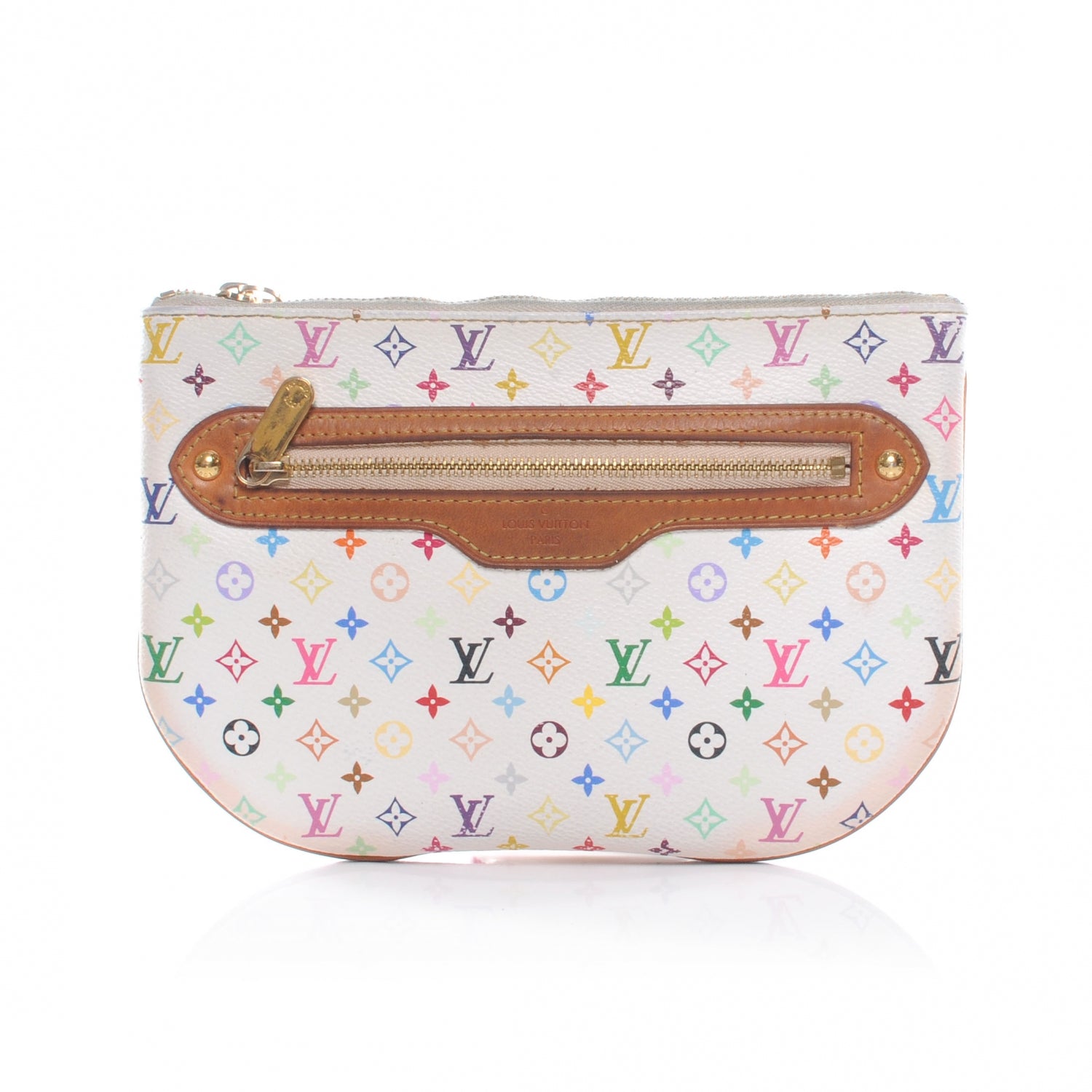 Louis Vuitton Monogram Multicolor Pochette Plate GM White 1 of 7