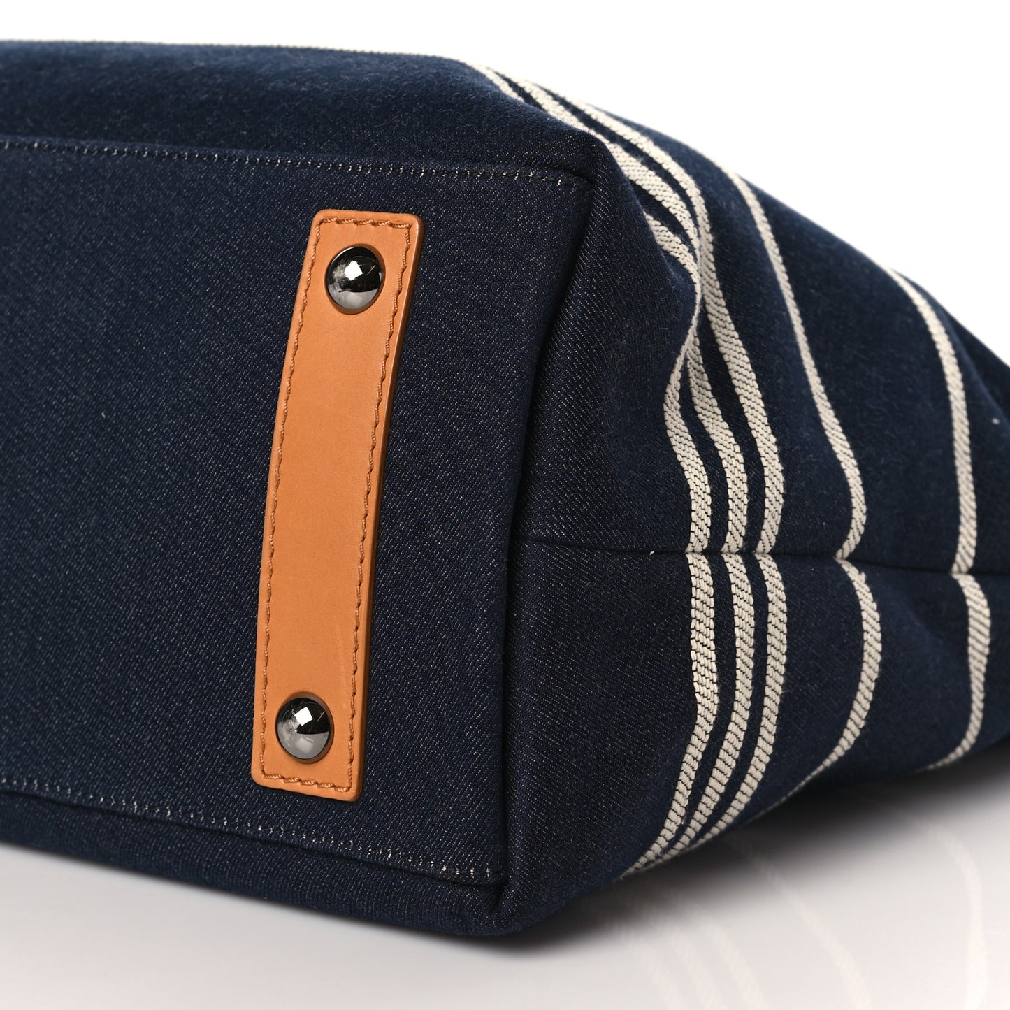 Denim Large Shopping Tote Blue