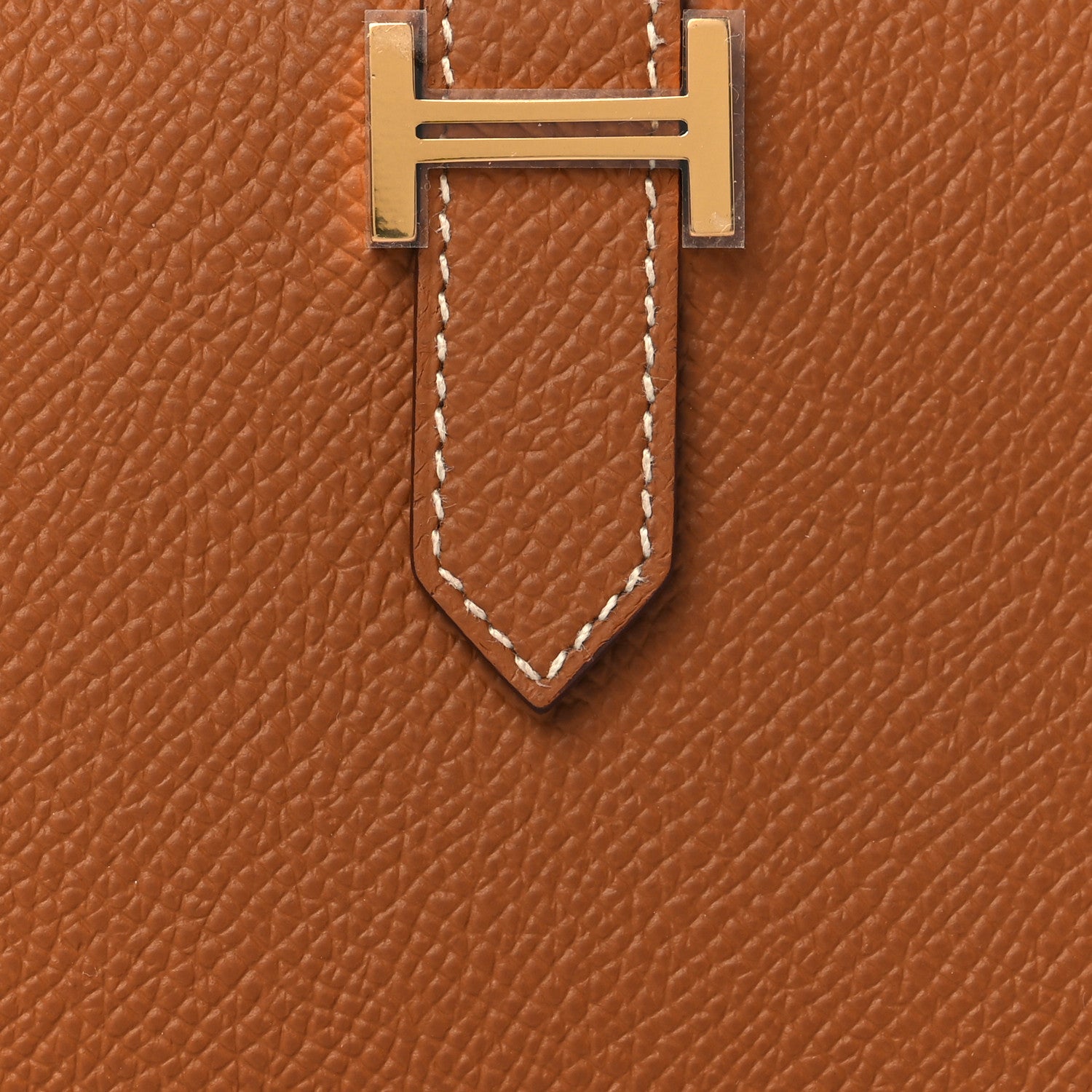 Hermes Epsom Bearn Compact Wallet Gold 7 of 8