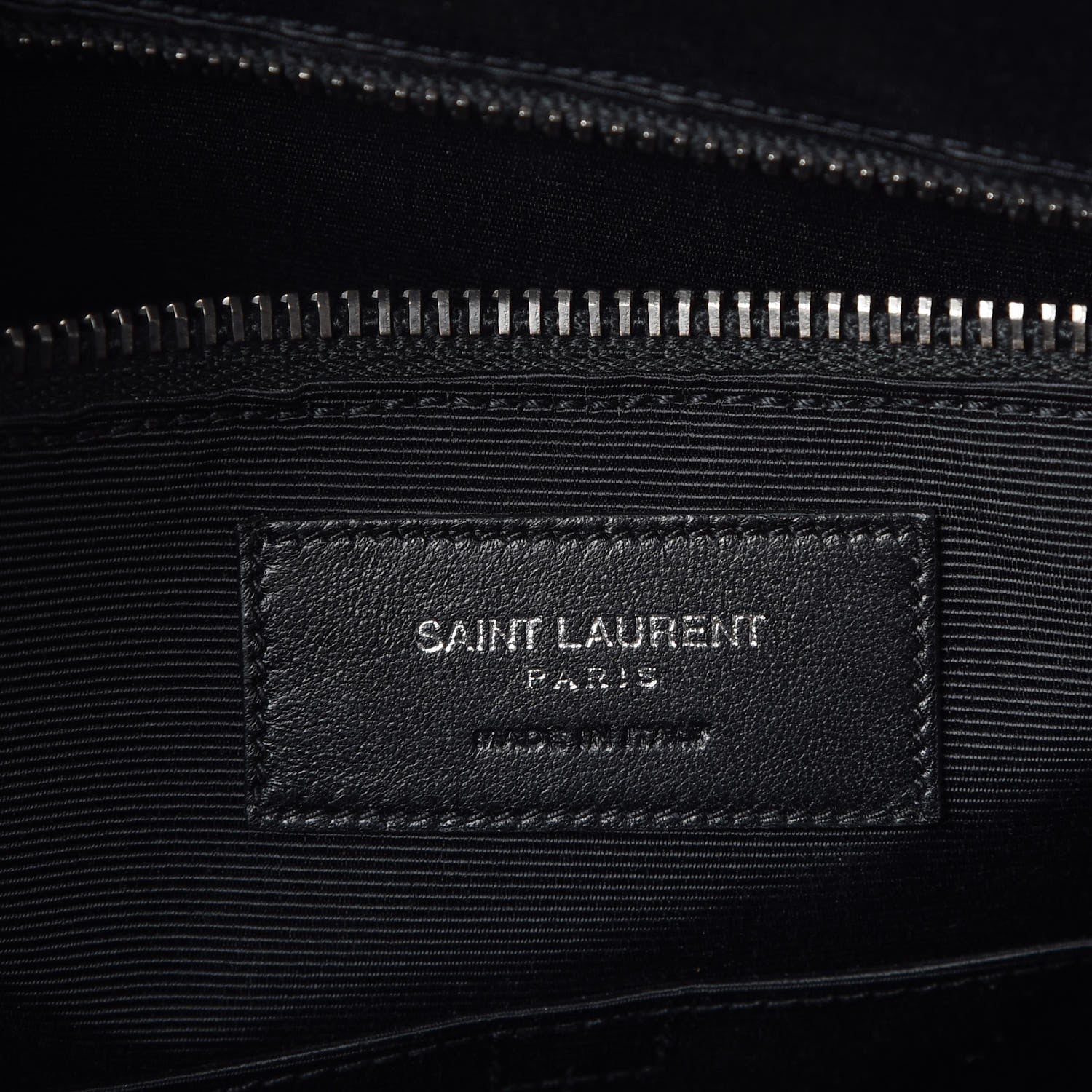 Saint Laurent Grain de Poudre Medium Museum Briefcase Black 6 of 8