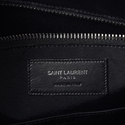 Saint Laurent Grain de Poudre Medium Museum Briefcase Black 6 of 8