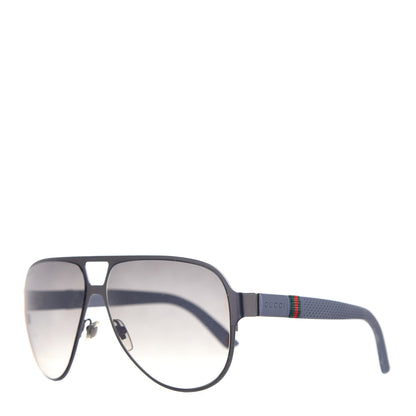 Gucci Web Aviator Sunglasses GG 2252S Grey 1 of 8