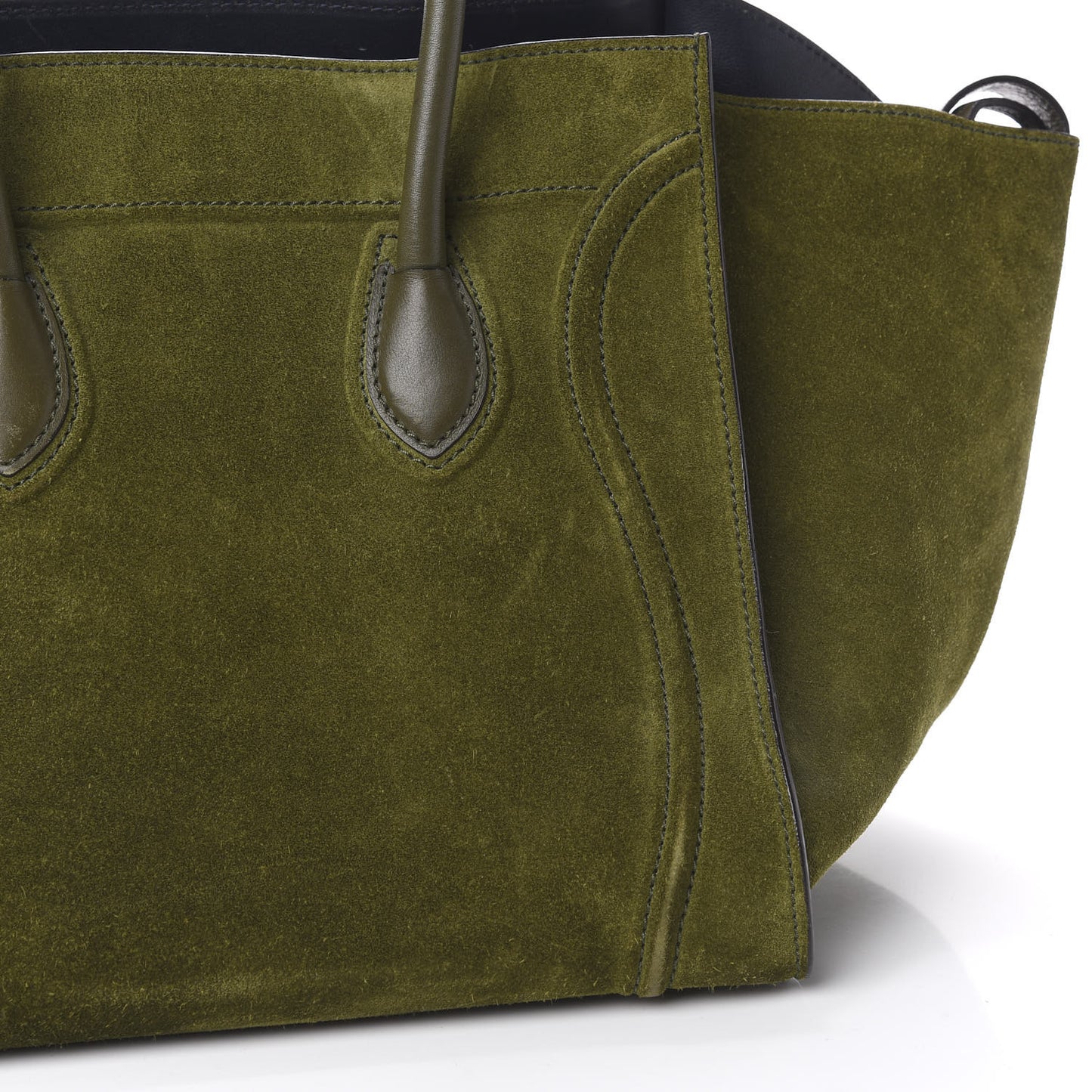 Suede Medium Phantom Luggage Olive