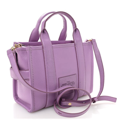 Marc Jacobs Grained Calfskin Small The Tote Bag Regal Orchid 3 of 12