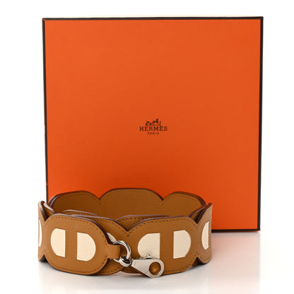 Hermes Epsom Maillons Shoulder Strap Sesame Nata 6 of 6