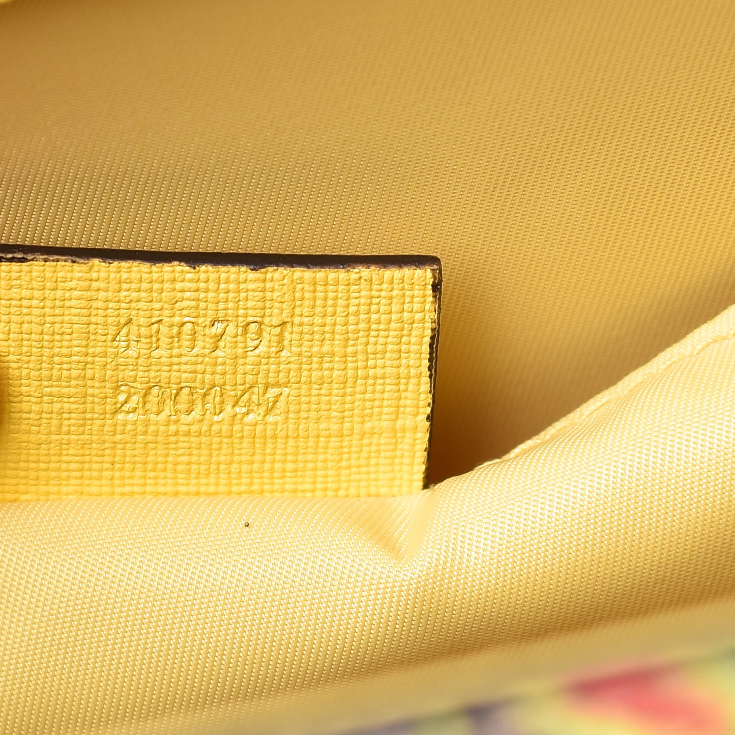 GG Supreme Monogram Beetles Childrens Backpack Beige Yellow