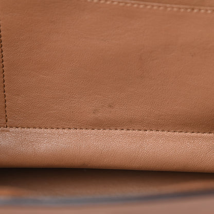 Celine Smooth Calfskin Suede Medium Trapeze Tan 12 of 18