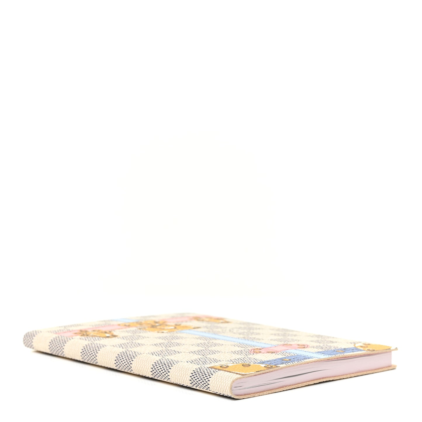 Damier Azur Summer Trunks Clemence Notebook MM