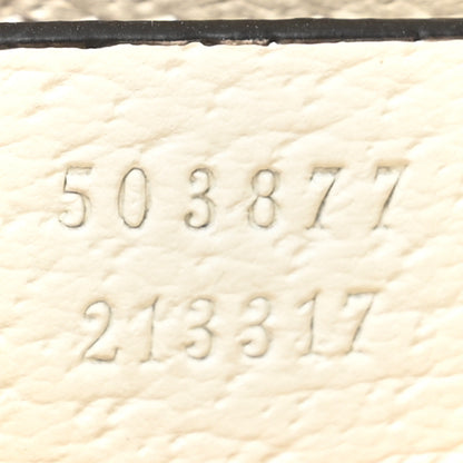 Gucci GG Supreme Monogram Flora Web Small Ophidia Chain Shoulder Bag White 8 of 12