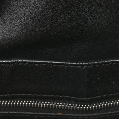 Celine Smooth Lambskin Horizontal Zipper Gusset Cabas Black 7 of 14