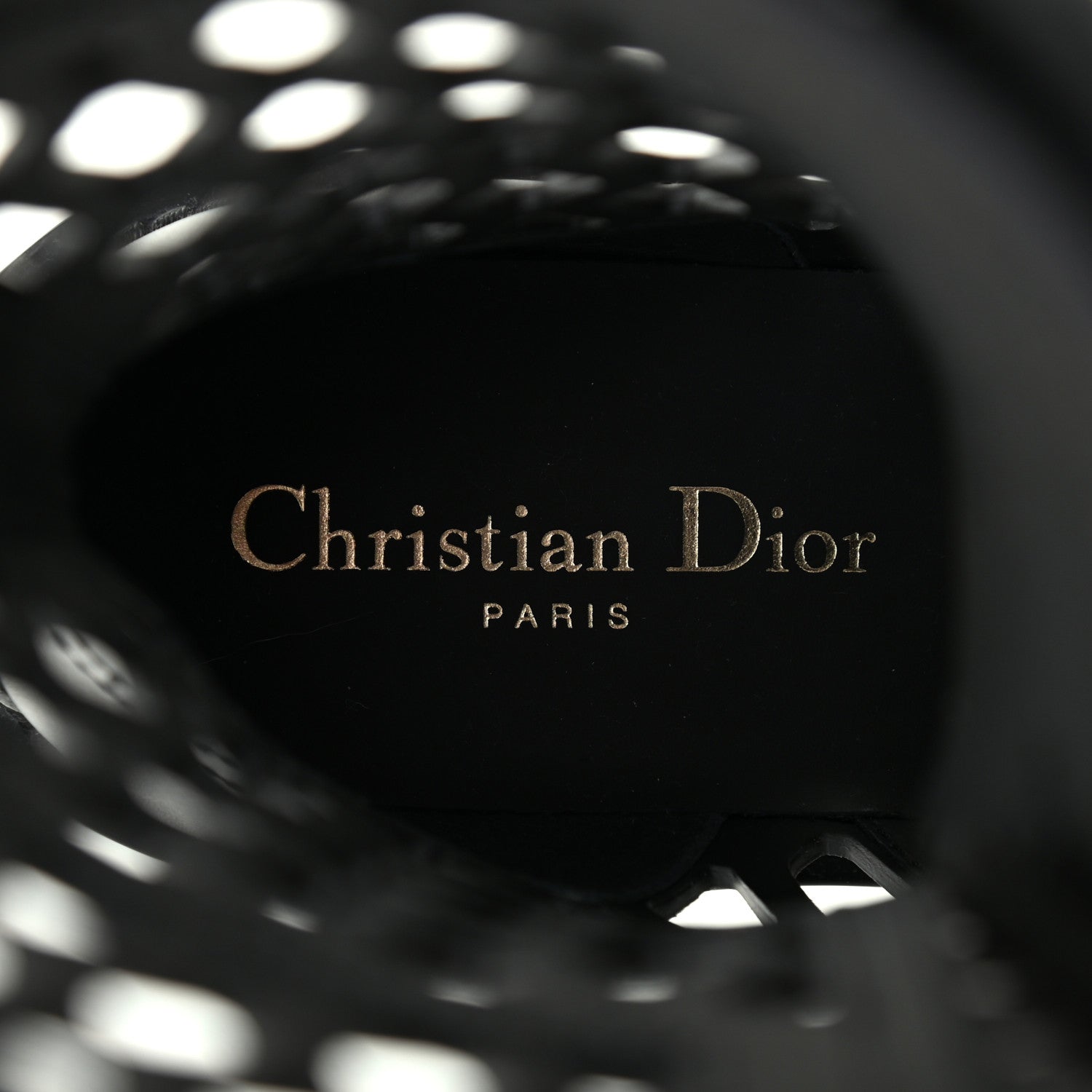 Christian Dior Matte Calfskin Womens D-Trap 30mm Tall Boots 37 Black 7 of 8