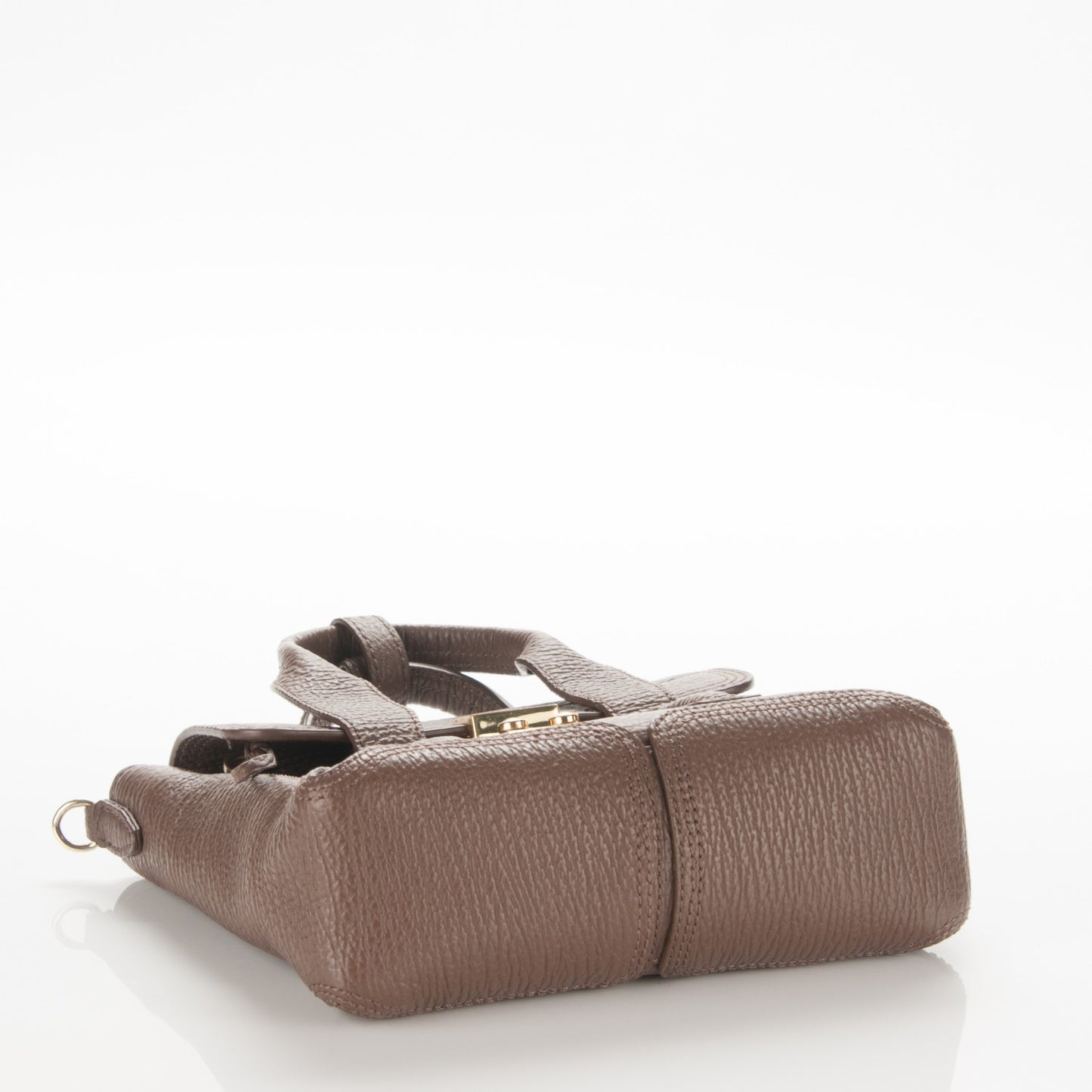 3.1 Textured Calfskin Mini Pashli Satchel Taupe