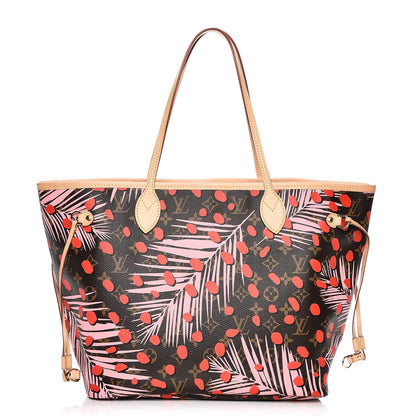 Louis Vuitton Monogram Jungle Dots Neo Neverfull MM Sugar Pink Poppy 3 of 9