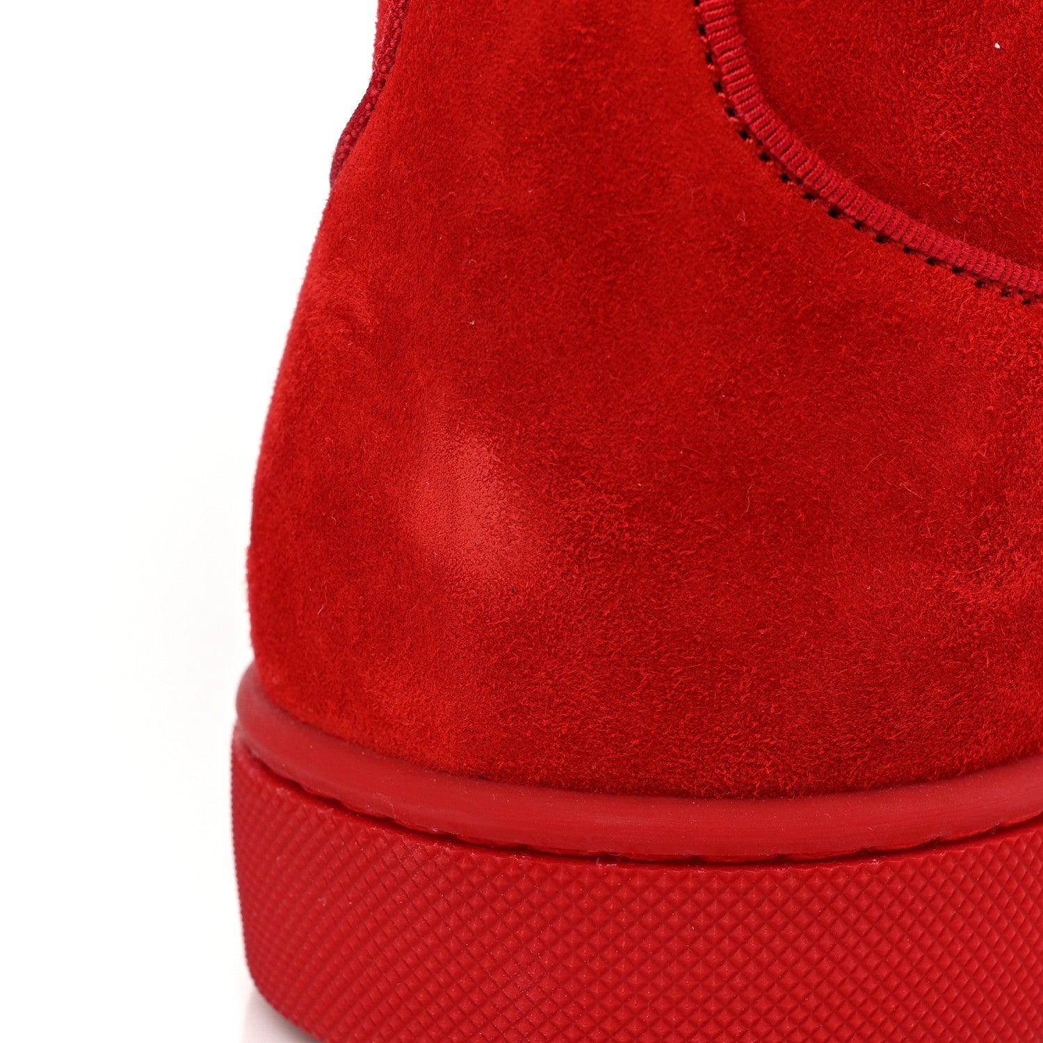 Christian Louboutin Veau Velours Strass Mens Louis P Flat Sneakers 42.5 Loubi 9 of 12