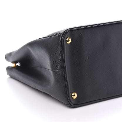 Prada Saffiano Large Galleria Double Zip Tote Black 7 of 10