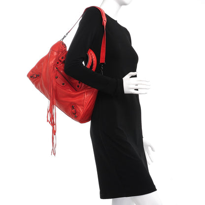 Balenciaga Agneau Classic Hardware City Vermillion 3 of 12