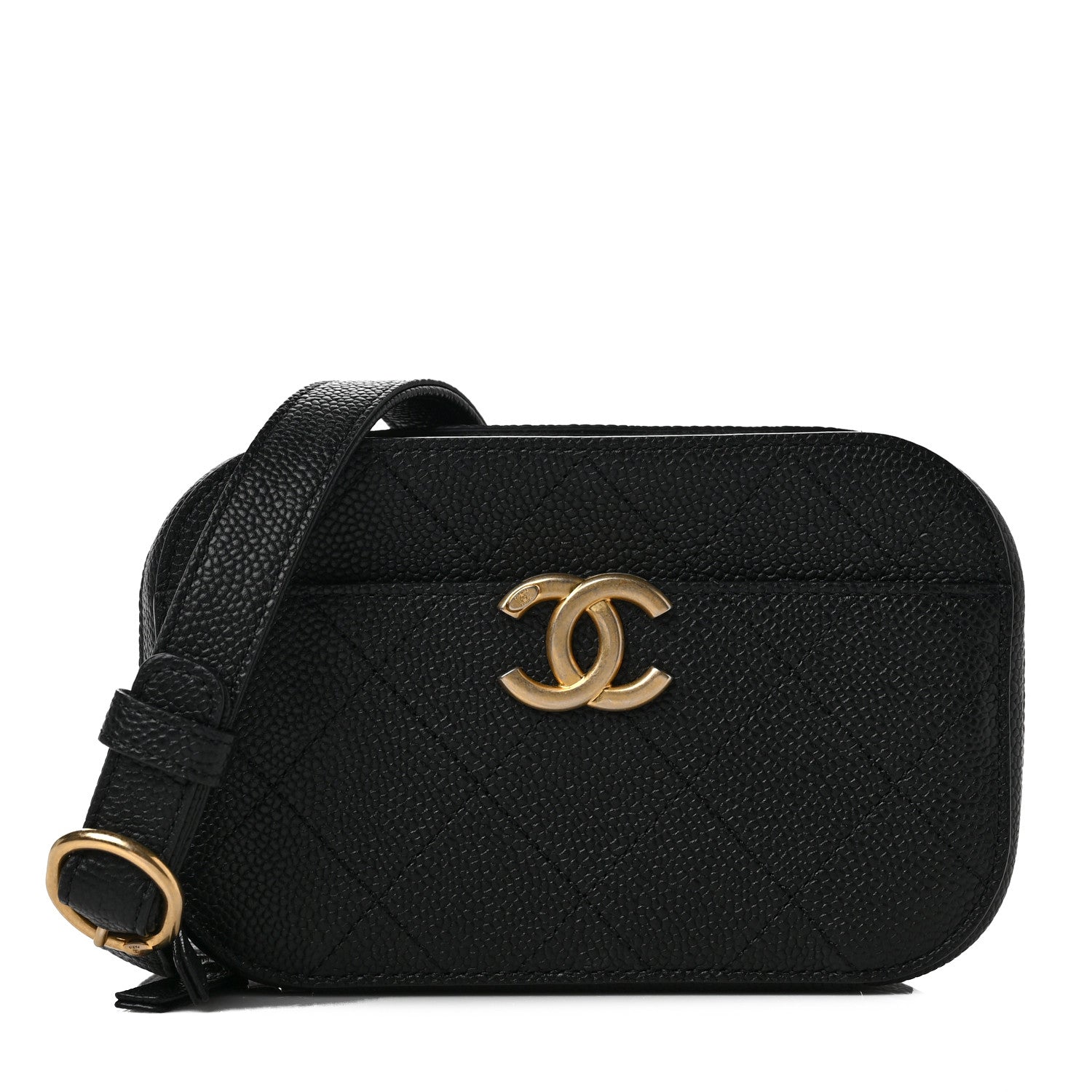 Chanel Caviar Stitched Waist Bag Black 1 of 7