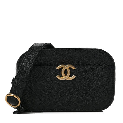 Chanel Caviar Stitched Waist Bag Black 1 of 7