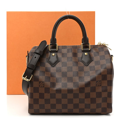 Louis Vuitton Damier Ebene Speedy Bandouliere 25 11 of 11