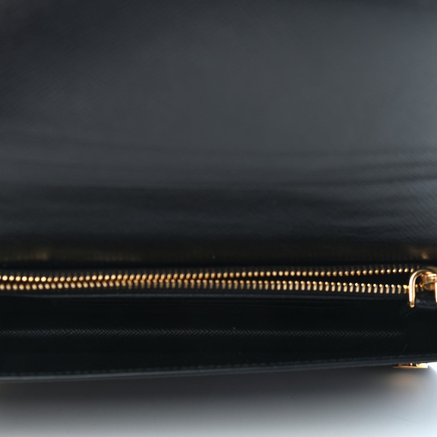 Saffiano Metal Oro Mini Bag Black