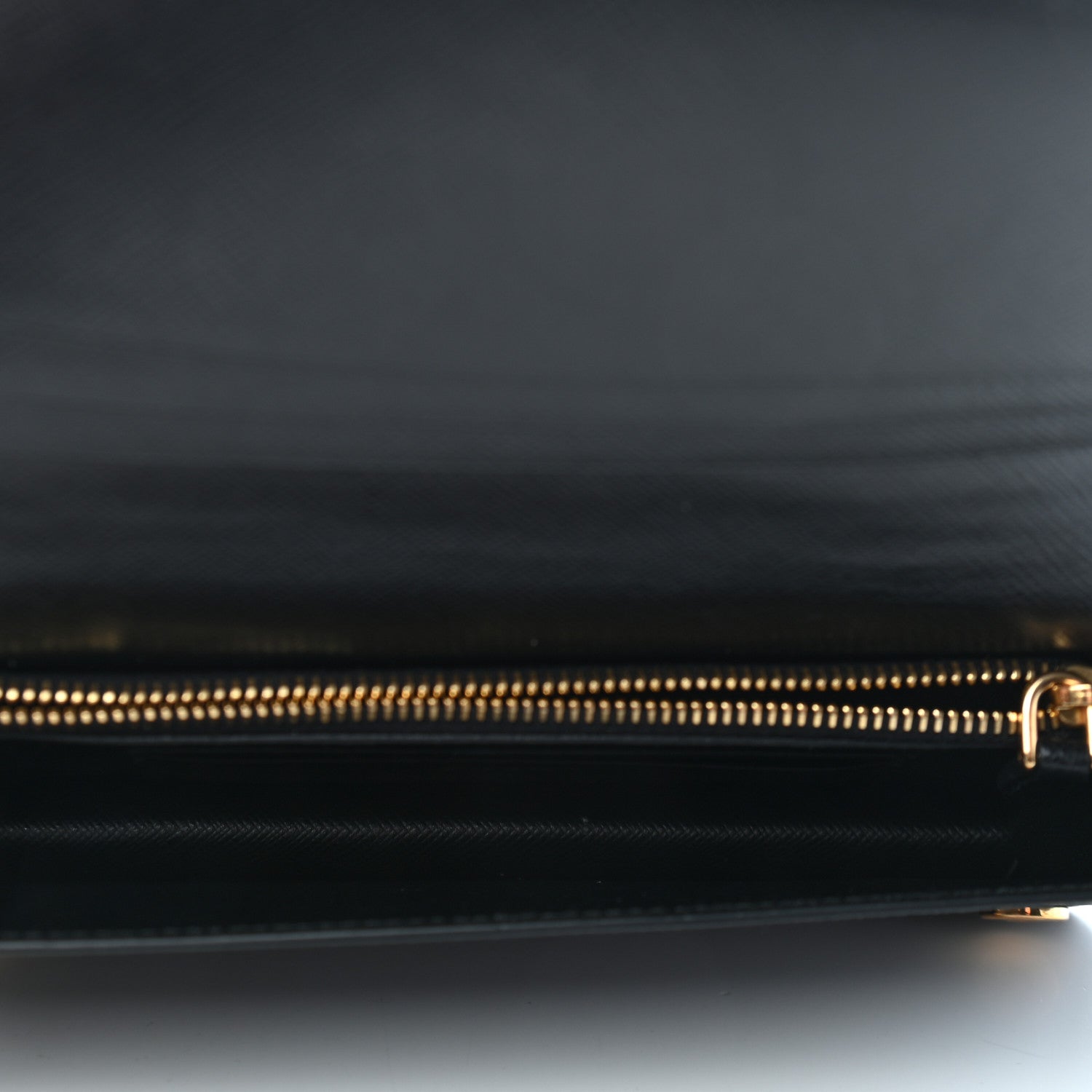 Prada Saffiano Metal Oro Mini Bag Black 8 of 15