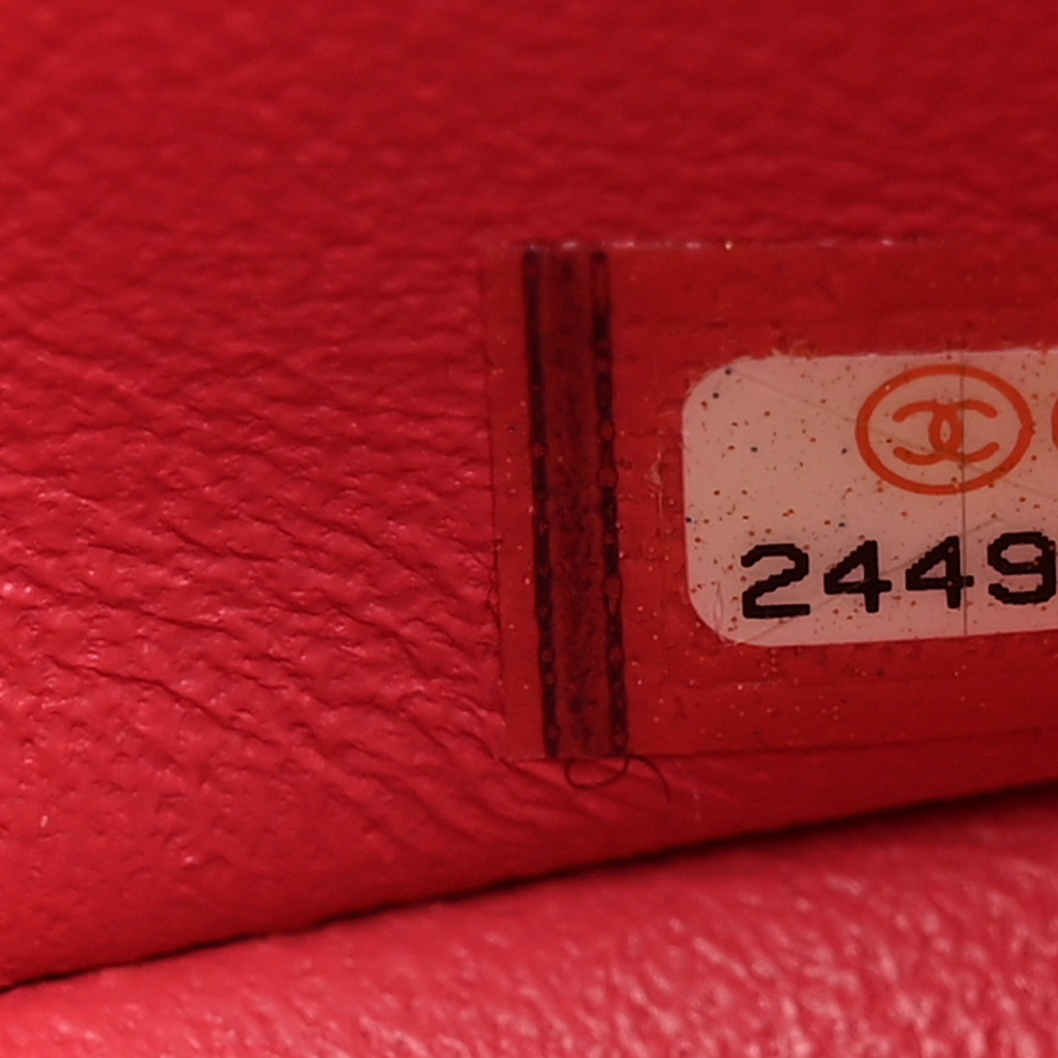 Chanel Lambskin Chevron Quilted Mini Rectangular Flap Dark Pink 6 of 9