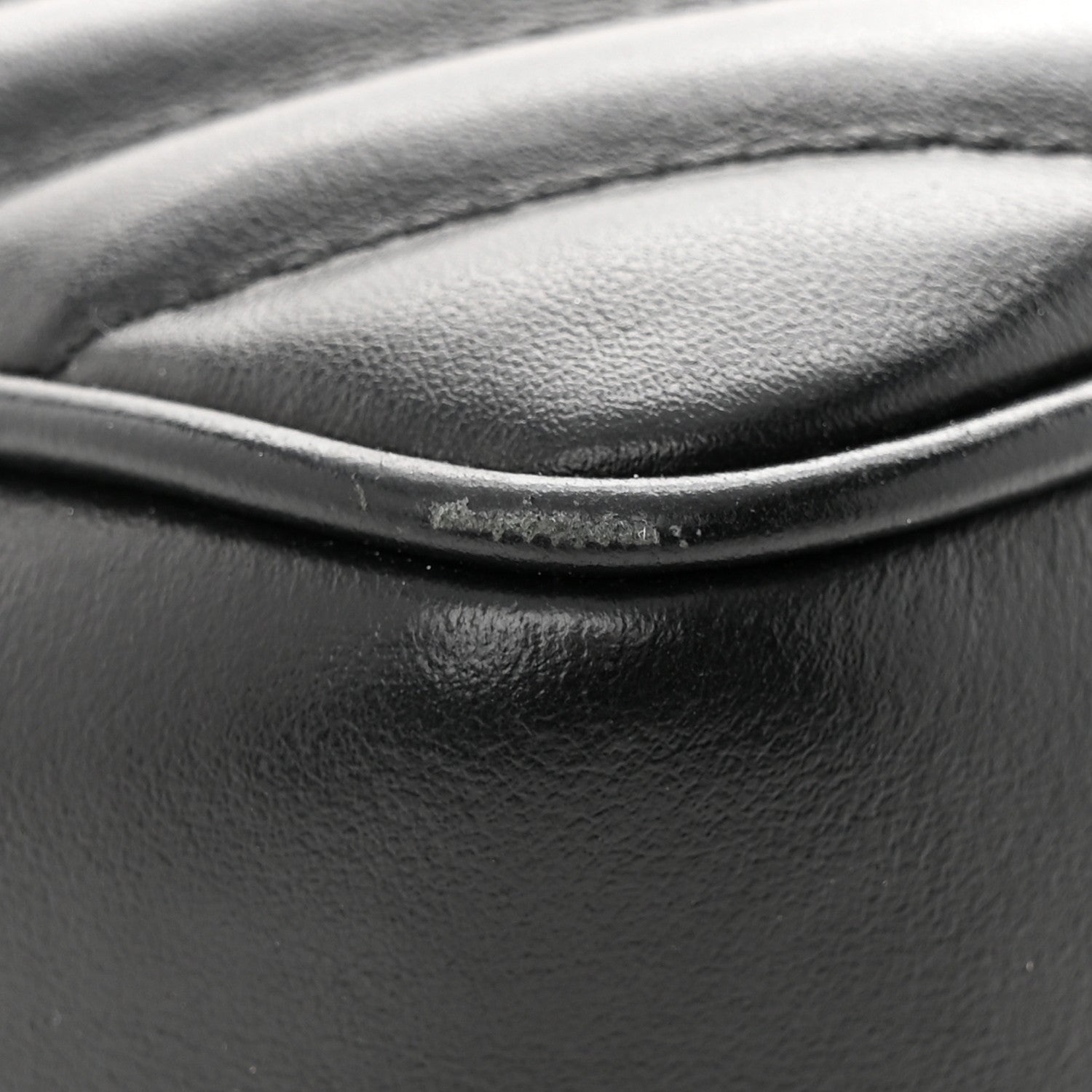 Saint Laurent Calfskin Matelasse Monogram Lou Camera Bag Black 11 of 16