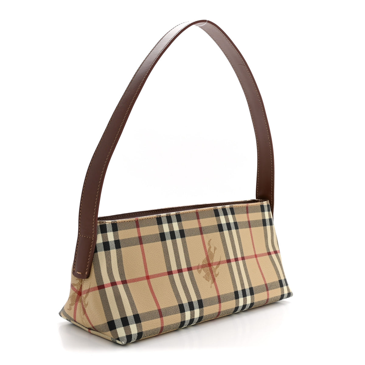 Haymarket Check Small Shoulder Bag Tan