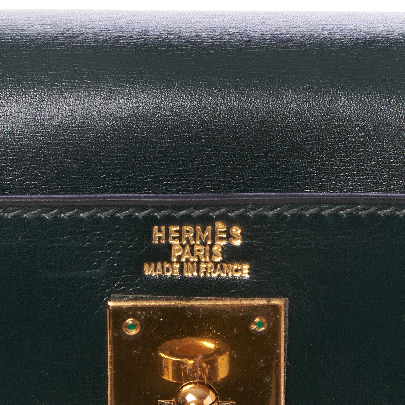 Hermes Box Kelly Sellier 32 Vert Fonce 18 of 32