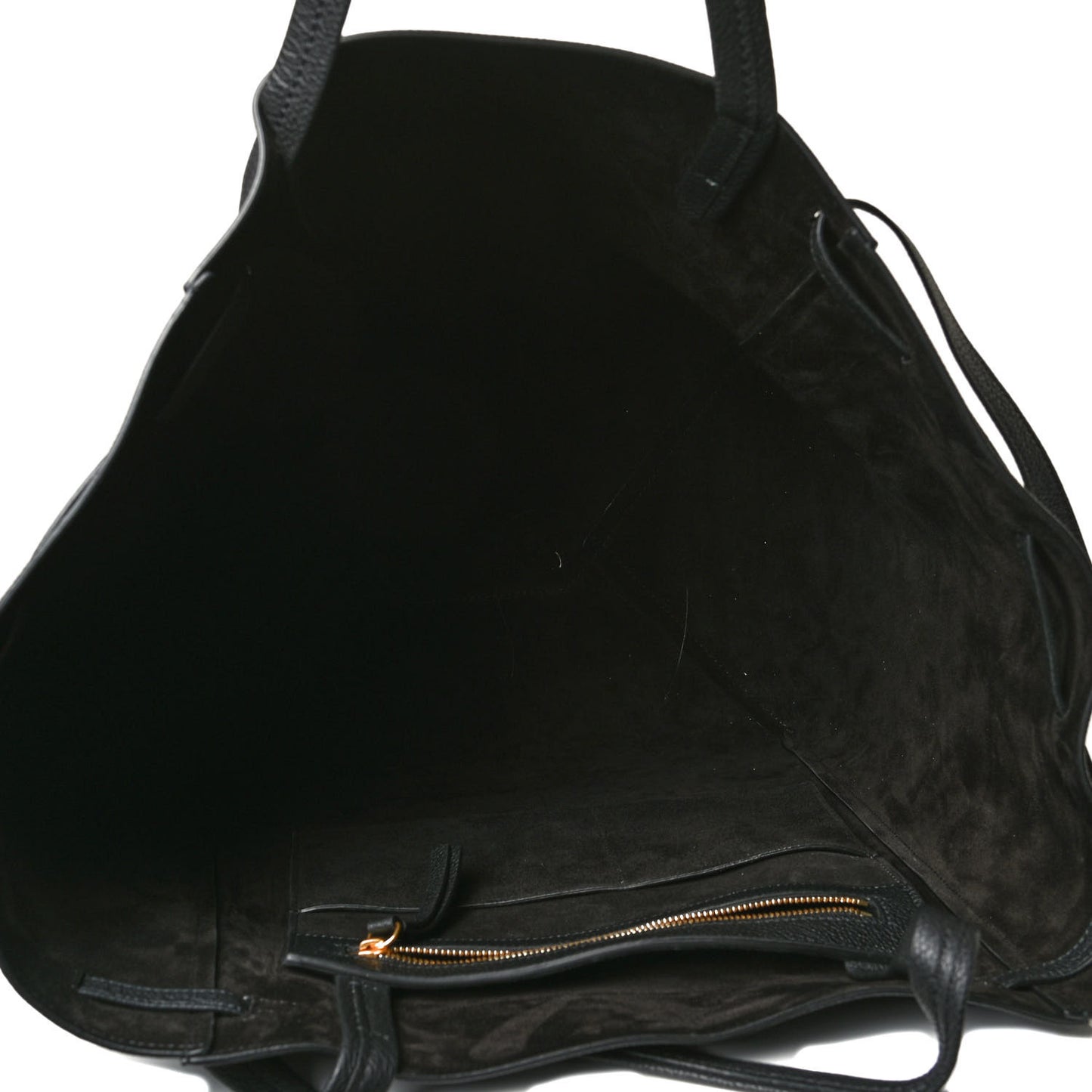 Soft Grained Calfskin Medium Belt Cabas Phantom Black