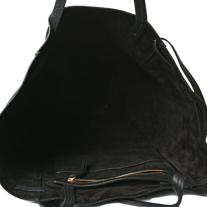 Celine Soft Grained Calfskin Medium Belt Cabas Phantom Black 5 of 9