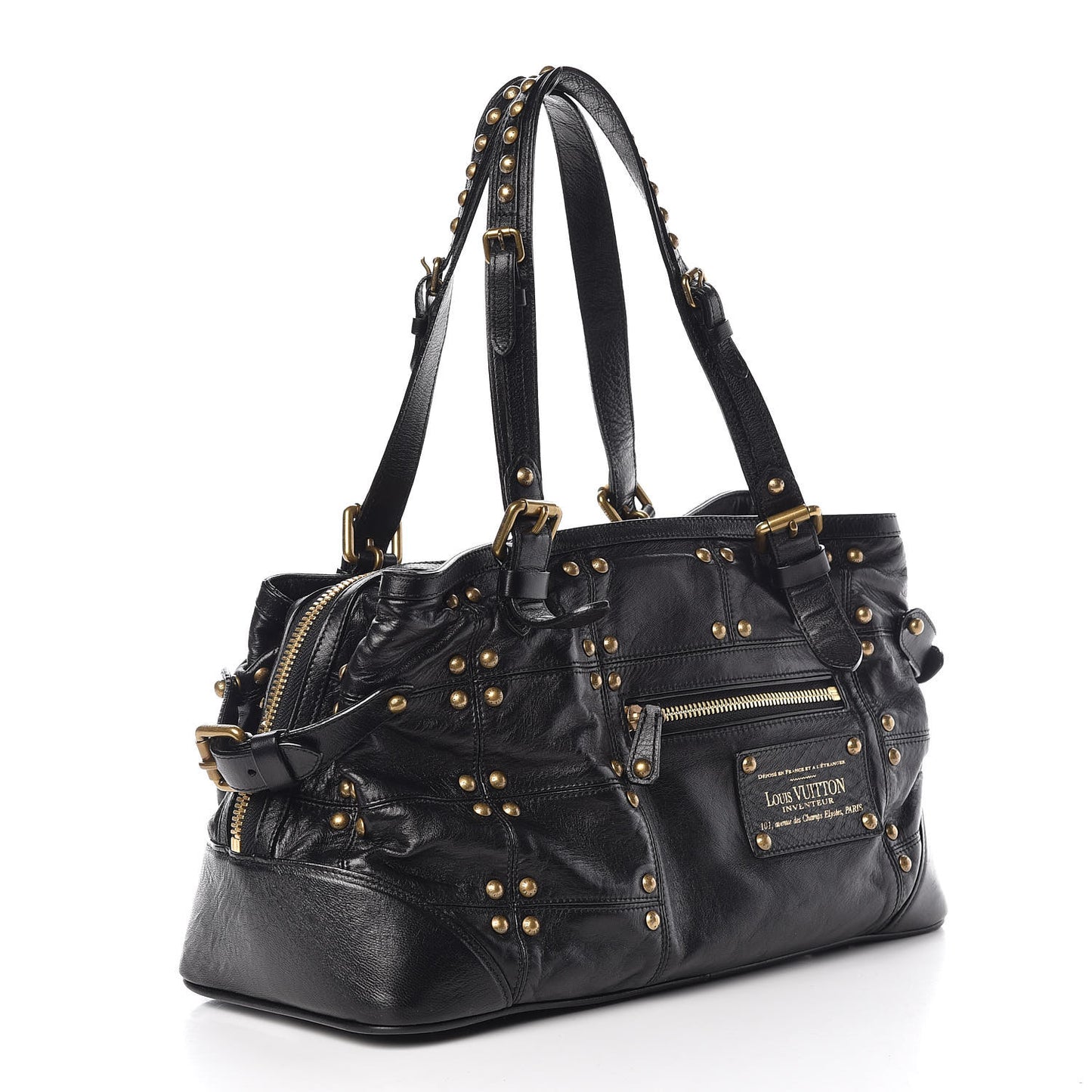 Lambskin Riveting Black