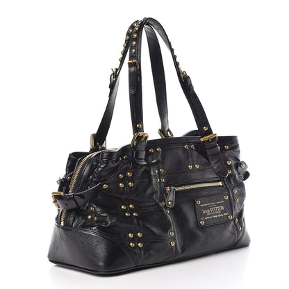 Louis Vuitton Lambskin Riveting Black 3 of 7