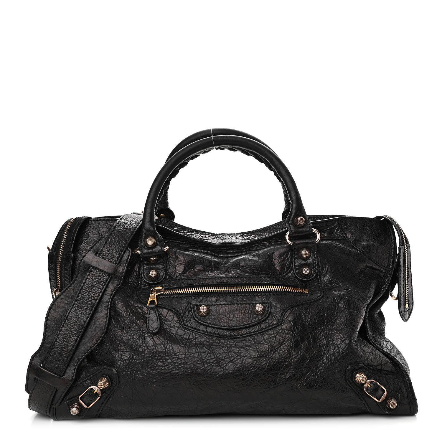 Balenciaga Agneau Giant 12 Rose Gold Hardware City Black 1 of 14
