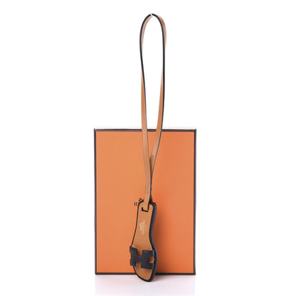 Hermes Epsom Butler Calfskin Hunter Oran Nano Bag Charm Black 5 of 5