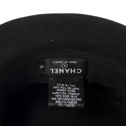 Chanel Felt Hat S Black 7 of 7