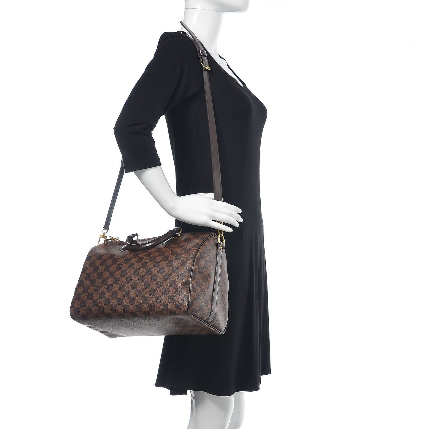 Damier Ebene Speedy Bandouliere 30