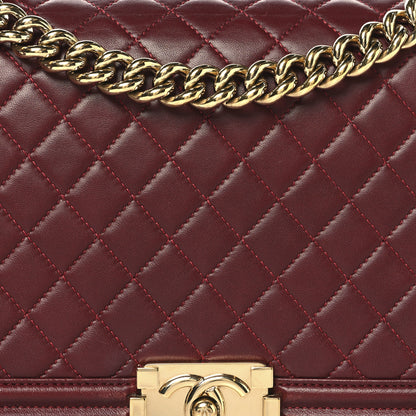 Chanel Lambskin Quilted New Medium Boy Flap Red 8 of 11