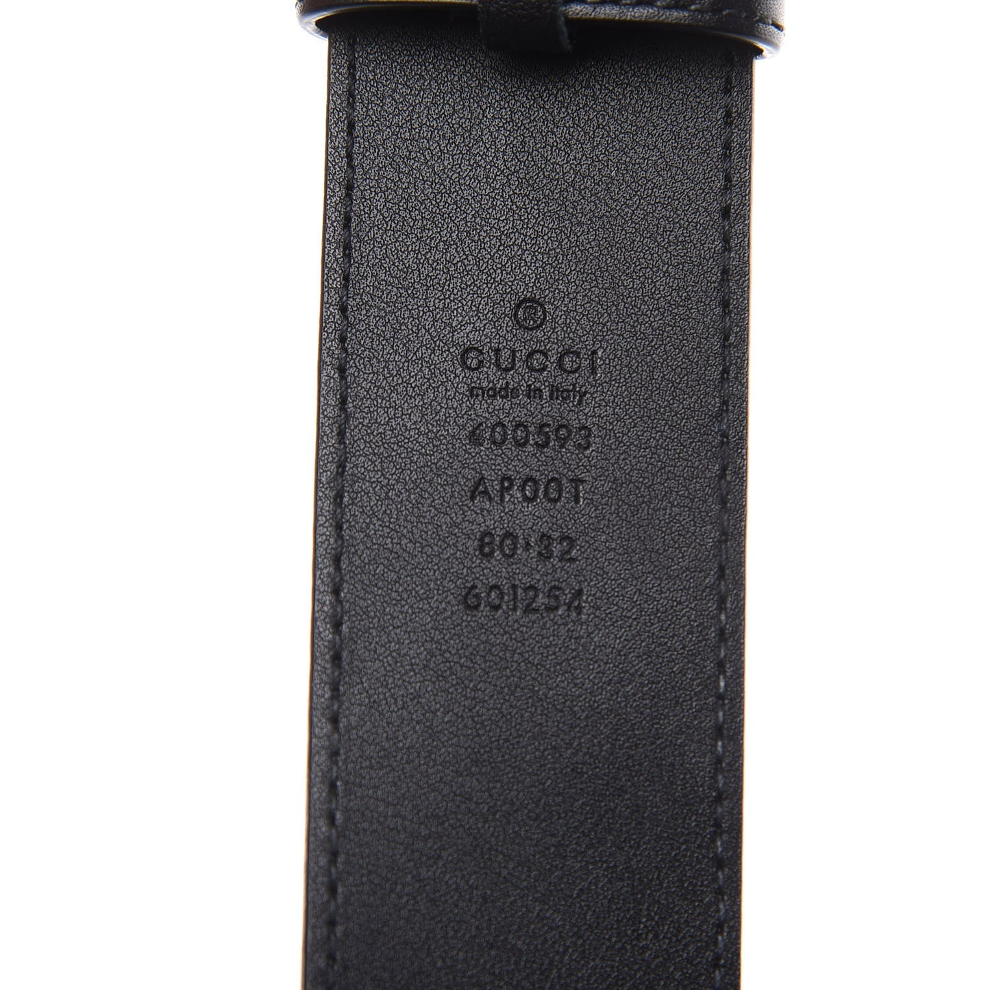 Calfskin Double G 40mm Belt 80 32 Black