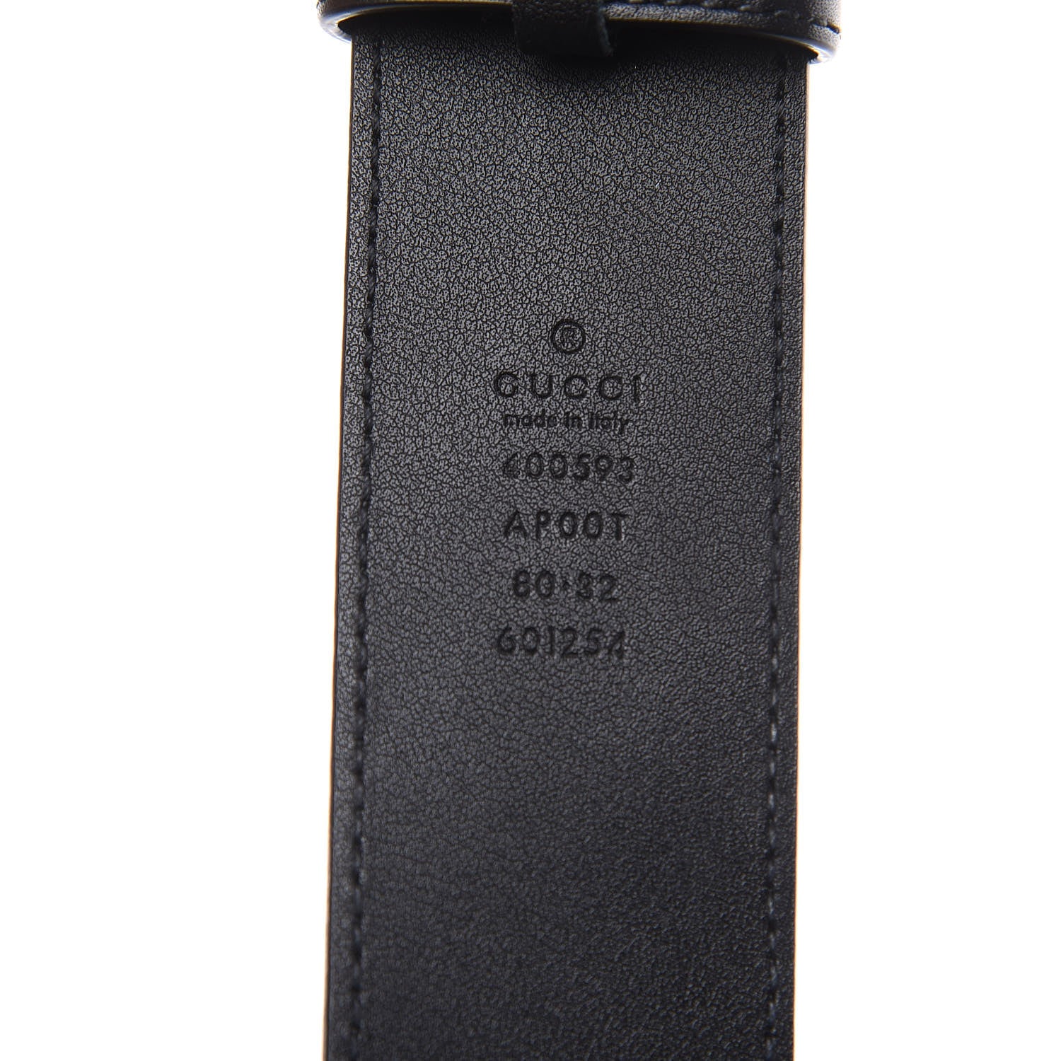 Gucci Calfskin Double G 40mm Belt 80 32 Black 5 of 5