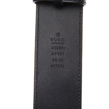 Gucci Calfskin Double G 40mm Belt 80 32 Black 5 of 5
