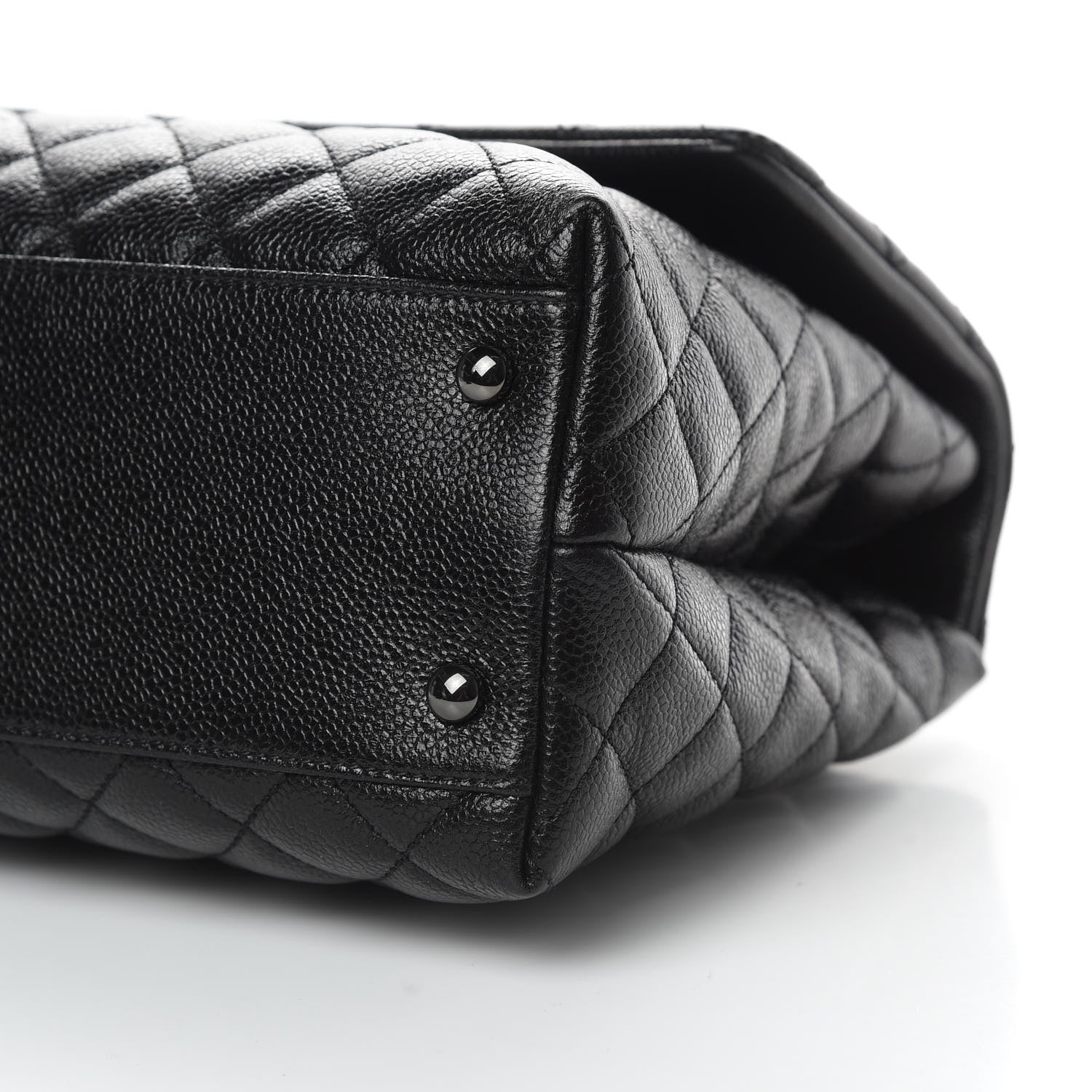 Chanel Caviar Quilted Medium Coco Handle Flap So Black 10 of 13