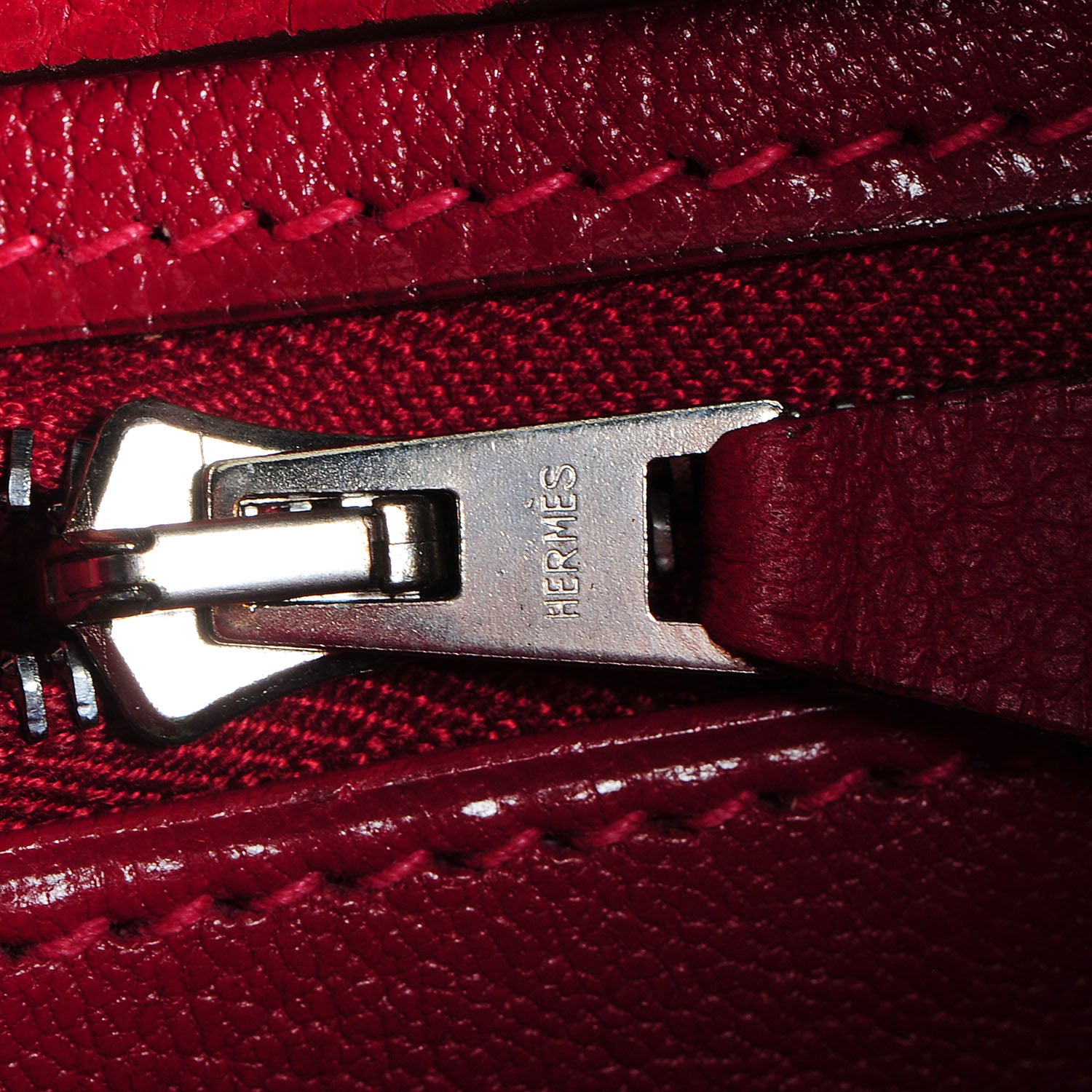 Hermes Togo HAC Birkin 32 Rouge 16 of 25