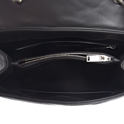 Saint Laurent Calfskin Y Quilted Monogram Medium Loulou Satchel Kaki Fonce 5 of 10