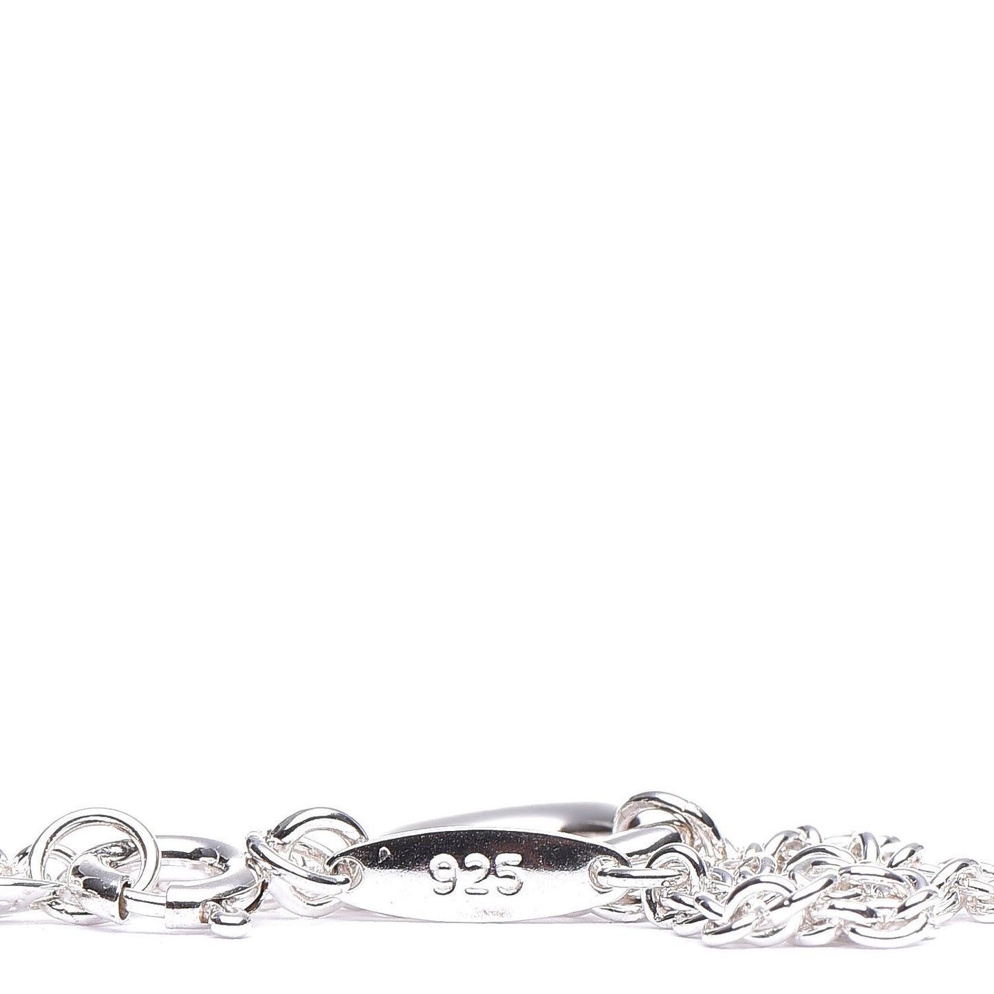 Sterling Silver Elsa Peretti Open Heart Charm Bracelet