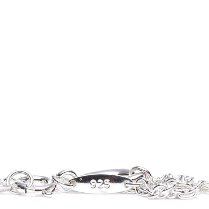 Tiffany Sterling Silver Elsa Peretti Open Heart Charm Bracelet 5 of 8