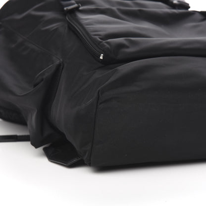 Burberry Nylon Calfskin Logo Detail Backpack Black 6 of 9